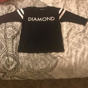 Diamond long sleeve polka dot shirt. 🌌